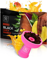 Load image into Gallery viewer, Black Mango Hookah Flavors Mango 3.5 ounce Tea Leaves Juicy Mango Herbal 100 Gram Hookah Shisha Tobacco Free Hookah Tobacco & Nicotine Free Shisha with Real Organic Shisha Hookah Flavors Mango Fruit