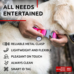 Load image into Gallery viewer, WAUDOG Waterproof Dog Collar Holder QR Tag Small Medium Large Dogs