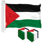 Load image into Gallery viewer, Palestine Palestinian Flag 3x5 Ft 10Pack 150D Printed Polyester By G128