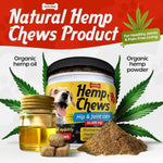 Load image into Gallery viewer, Hemp Hip & Joint Supplement for Dogs 120 Count Glucosamine