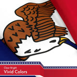 Load image into Gallery viewer, Iowa IA State Flag 3x5 Ft 5Pack 150D Printed Polyester By G128