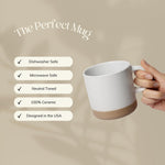 Load image into Gallery viewer, Ceramic Mug 12oz Trendy Gloss Body & Nature Baked Base Microwave Safe Coffee
