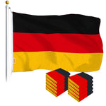 Load image into Gallery viewer, Germany German Flag 3x5 Ft 10Pack Printed Polyester By G128