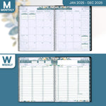 Load image into Gallery viewer, 2025 Appointment Book & Planner 6.5 x 8.5 inches Large Tabbed Daily Hourly Weekly Planner Calendar & Schedule Book 15 Minute time Slots Business & Personal Planner Jan 2025 Dec 2025 Floral