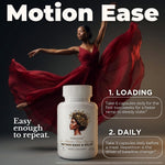 Load image into Gallery viewer, Melanin Rich Physiology Motion Ease & Relief Advanced Mobility 90 count Tissue Support Formula Promotes Ease of Movement Lubrication Everyday Comfort 90 Capsules