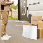 Load image into Gallery viewer, White Gusseted Poly Mailers 24 x 21 x 6 Inch Pack of 25 Poly Shipping Envelopes for Clothing 2.5 Mil. Plastic Shipping Bags Self Seal. Mailing Packages