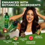 Load image into Gallery viewer, Tea Tree Shampoo and Conditioner Set Sulfate Free 14 Fl Oz Set of 2 Anti Dandruff Hair Care for Men and Women Cleansing Formula for Itchy Scalp and Oil Control