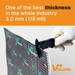 Load image into Gallery viewer, Sound Deadening Material Vibrofiltr 3.0 mm (118 mil) 28.2 sqft Noise Insulation & Dampening