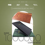 Load image into Gallery viewer, 2025 2026 HARDCOVER Leather Planner Weekly & Monthly 6.5 * 8.5 Inches Academic Planner Business Personal or Student Pen Holder Thick Paper July 2025 June 2026 (Olive Green)