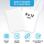 Load image into Gallery viewer, 10 Pack 9x12 inch Lined Mini White Boards for Students Double Sided White Board Lines Classroom Whiteboards for Students Kids Small Dry Erase Board with Lines Personal Lined Whiteboard Dry Erase