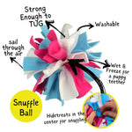 Load image into Gallery viewer, Interactive Snuffle Ball & Treat-Dispenser Toy for Dogs Teething Relief Blue