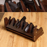 Load image into Gallery viewer, Wood Pistol Rack for Gun Safe Storage for 6 Handguns or Revolvers Gun Safe