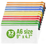 Load image into Gallery viewer, 32 Pack Small Mesh Zipper Pouch Bags A6 9x4.7 in Plastic Zipper Pouches for Organizing Mesh Pouch with Zippers Bags for Organizing Meshed Zippered Bag Clear Waterproof Travel Pouches Receipts Makeup