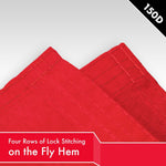 Load image into Gallery viewer, Solid Red Color Flag 3x5 Ft 5Pack Printed 150D Polyester By G128