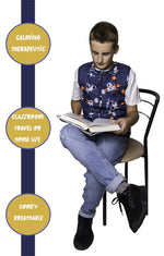 Load image into Gallery viewer, Weighted Vest for Kids Sensory Ages 5 to 9 Adjustable Kids Weighted Vest with 2lb weight Breathable and Washable Compression Vest