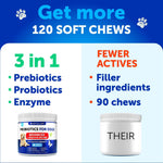 Load image into Gallery viewer, Probiotics for Dogs 240 Count 2-Pack Digestive Enzymes & Prebiotics Gut Health