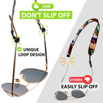 Load image into Gallery viewer, Eyeglasses String Holder Strap Cord Glasses Chain for Men Women 5 Cords Brown