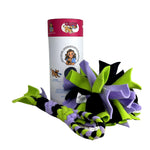 Load image into Gallery viewer, 3-in-1 Enrichment Tube for Dogs Tug Treat Dispenser & Snuffle Ball Lavender