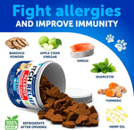 Load image into Gallery viewer, Dog Allergy Relief Chews Itchy Skin Relief Omega-3 Fish Oil