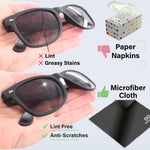 Load image into Gallery viewer, Microfiber Cleaning Cloth for Glasses Eyeglass Cleaning Cloth Lens Cleaning Cloth Microfiber Glasses Cleaning Cloth for Phone Screens Camera Lens Cleaner 12 pcs Black