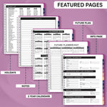 Load image into Gallery viewer, 2026 Appointment Book Planner 8.5 x 11 inch Large Magenta Tabbed Daily Hourly Weekly Planner Schedule Book 15 Minute time Slots Business & Personal Planner Jan 2026 Dec 2026