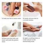 Load image into Gallery viewer, Pumice Stone for Feet & Moisturizing Heel Sleeves Natural Lava Foot Stone Callus Removing Set Cracked Heel Treatment Foot Care Kit for Dry Cracked Feet Body Hands