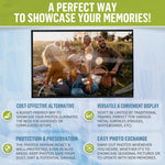 Load image into Gallery viewer, 10 Pack 5x7 in Magnetic Picture Frames for Refrigerator Magnet Picture Frames