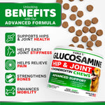 Load image into Gallery viewer, Glucosamine for Dogs Hip & Joint Supplement 170 Chews