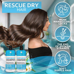 Load image into Gallery viewer, Moisturizing Shampoo and Conditioner Set Sulfate Free Care for Women and Men Hydrating Deep Moisture Duo with Shea Butter Salon Grade Color Safe Ideal for Curly Hair and Dry Split Ends