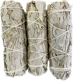 Load image into Gallery viewer, Bholi Sage Plus White Sage Sticks Pack of 3 Sage Smudge Kit 4'' Long Dried Sage Sticks for Meditation Smudging and Cleansing Getting Rid of Negative Energy