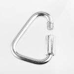 Load image into Gallery viewer, Set of 5 Carabiners for Ninja Slackline. Triangle Shaped Quick Links for Ninja Slackline. Large 5 16 (M8 80mm)