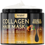 Load image into Gallery viewer, Hair Mask for Dry Damaged Hair with Collagen Biotin Argan Oil Helps Repair Hair