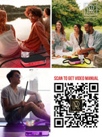 Load image into Gallery viewer, Black Hookah Set Premium Portable Hookah Set With Everything And Travel Case