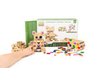 Load image into Gallery viewer, EcoBricks Bamboo Education Set 88pcs