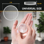 Load image into Gallery viewer, Wall Protectors 4 Pcs of Clear Rubber Knob Self Adhesive Guard Door Bumper Reusable Solution for Stopping Damage & Noise from Doors in Your Home or Office Durable Shock Absorbent Discreet