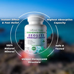 Load image into Gallery viewer, Zeolite Detox Capsules 120 Zeolite Capsules 1 2 µm Clinoptilolite Zeolite Detox 2 Months Supply Zeolite Clinoptilolite Capsules Zeolite Sorbolit Detox Zeolite Pills