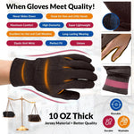 Load image into Gallery viewer, ABC PACK & SUPPLY Brown Jersey Gloves for Men and Women. Brown Jersey Work Gloves. Polyester and Cotton Garden Gloves
