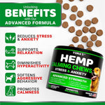 Load image into Gallery viewer, Hemp Calming Chews for Dogs 2-Pack