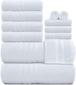 Load image into Gallery viewer, 12 Pcs Bath Towel Set for Bathroom 100% Cotton Soft and Plush Highly Absorbent