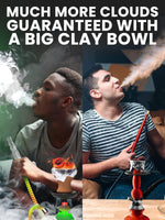 Load image into Gallery viewer, Rasta Hookah Set 2 Hose Hookah – LilOne 12” Colorful Hookah 2 Hose Hookah Set