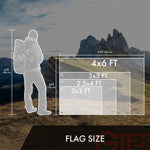 Load image into Gallery viewer, G128 3 Pack: Thin Blue Line Flag 20x30 In ToughWeave Series Embroidered 300D Polyester Duty and Honor Flag, Embroidered Design, Indoor/Outdoor, Brass Grommets