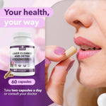 Load image into Gallery viewer, Liver Cleanse and Detox Formula Milk Thistle, Artichoke Extract, Dandelion, and Apple Cider Vinegar Liver Health Supplement