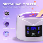 Load image into Gallery viewer, Waxing Kit for Women Men Hard Wax Kit for Hair Removal Wax Warmer Kit Purple