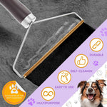 Load image into Gallery viewer, Pet Hair Remover Tool for Furniture Reusable Copper Teeth Wooden Handle