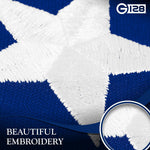 Load image into Gallery viewer, G128 Ohio OH State Flag 1x1.5 Ft StormFlyer Series Embroidered 220GSM Spun Polyester Embroidered Design, Indoor/Outdoor, Brass Grommets, Heavy Duty, All Weather