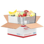 Load image into Gallery viewer, 10 Pack Silver Foil Insulated Box Liners 11 x 8.5 x 5.5 inch Silver Shipping Boxes for Frozen Food Odorless Insulated Containers Fits USPS Medium Flat Rate Box