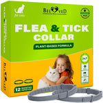 Load image into Gallery viewer, Natural Flea & Tick Collar for Cats 12 Months Control of Best Prevention & Safe Treatment Anti Fleas and Ticks Essential Oil Repellent (1 Count)