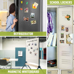 Load image into Gallery viewer, 30 Pack 2.5x3.5 Magnetic Picture Frames for Refrigerator Wallet Sized White Small Magnet Picture Frames for Fridge Magnetic Photo Sleeves Locker Magnet Frame Magnetic Photo Pockets Magnetic Picture Holder
