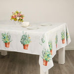 Load image into Gallery viewer, Watercolor Flowers Rectangle Garden Tablecloth Stain Resistant 60x104 inch