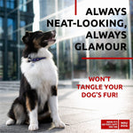 Load image into Gallery viewer, WAUDOG Ultra Soft Rolled Leather Dog Collar for Small Dogs Soft Padded Dog Collars for Medium Dogs Puppy Collars for Large Breed Dogs Male and Female Dog Collar